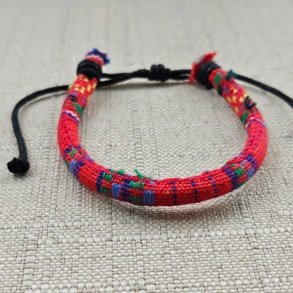 Unisex Wristband Multi Color Canvas Bracelet Fashion Jewelry Adjustable Bracelet - Picture 2 of 12